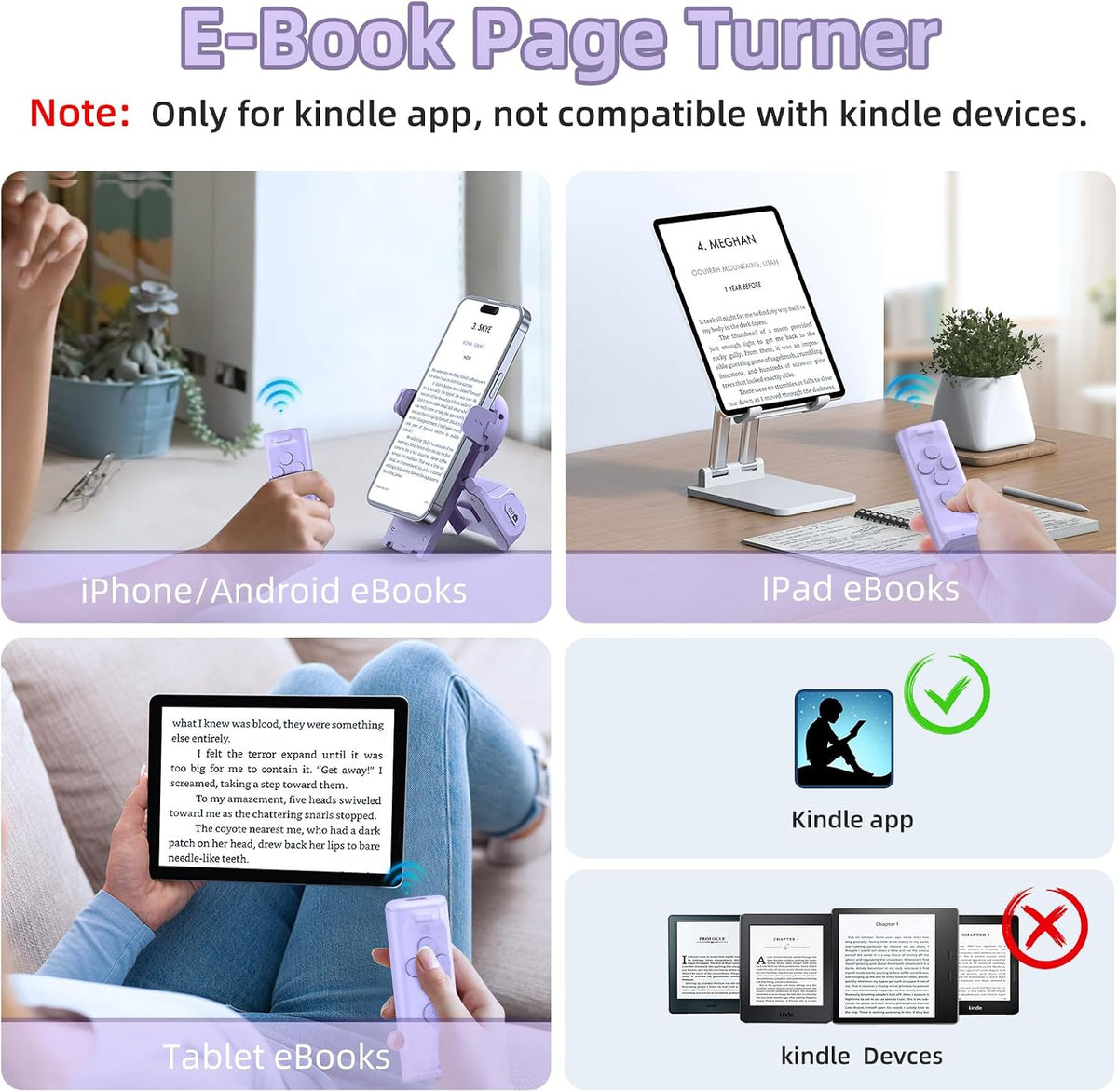 Bluetooth Scrolling Remote With Phone Stand for TikTok & Apps