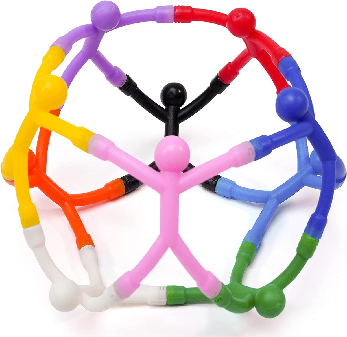Magnetic Fidget Figures | Travel Toys for Kids (10-Piece Solid)