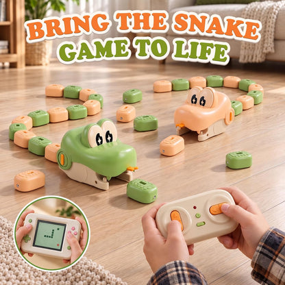 2 Pack Magnetic Snake Game, RC Snake Toy - 16 Magnetic Blocks, 2 Player