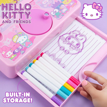 Hello Kitty and Friends Color Motion Animation Tablet, Turn Drawings into Hello Kitty with 20 Design Inserts, Coloring Markers, Drawing Pad Tablet, Sanrio Stuff, Sketch Pad
